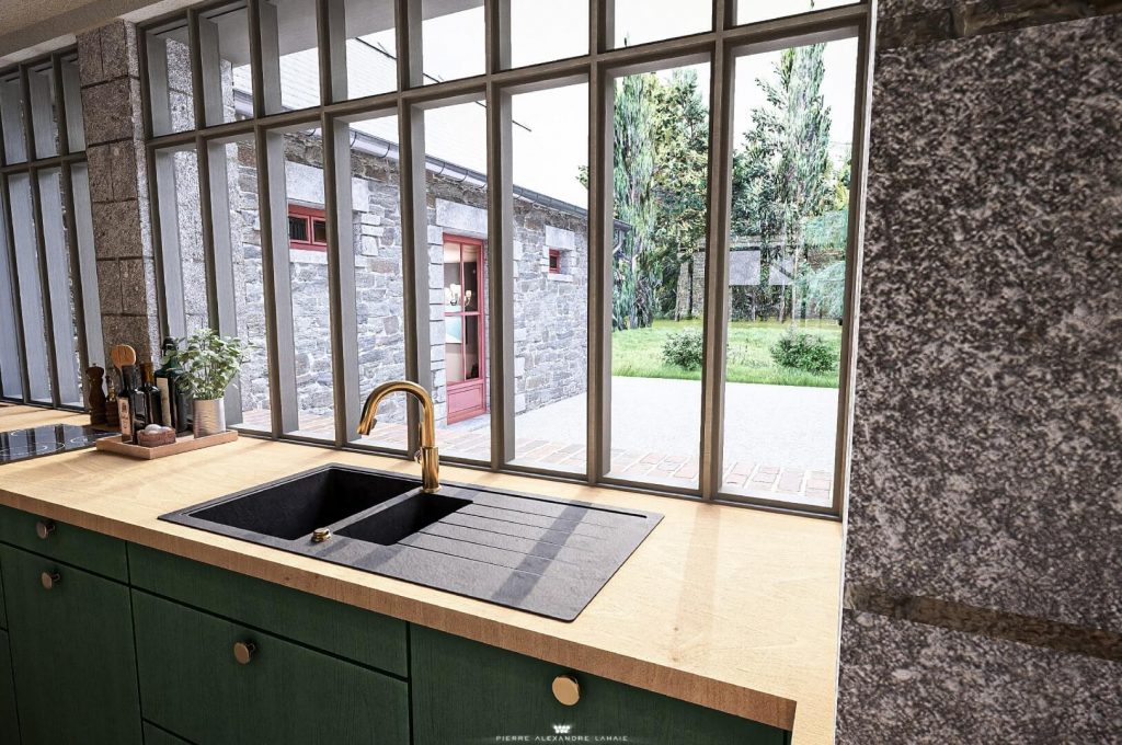 Réhabilitation et extension d’un manoir historique à Elven_architecte morbihan_architecte patrimoine_11