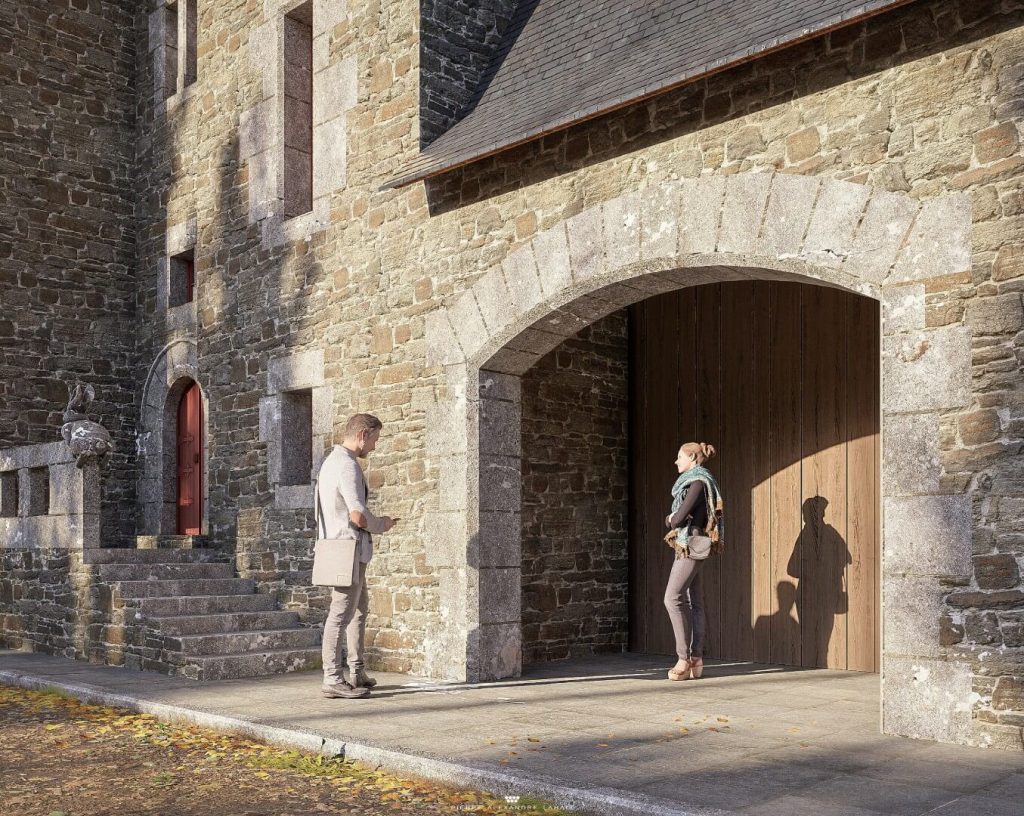 Réhabilitation et extension d’un manoir historique à Elven_architecte morbihan_architecte patrimoine_13